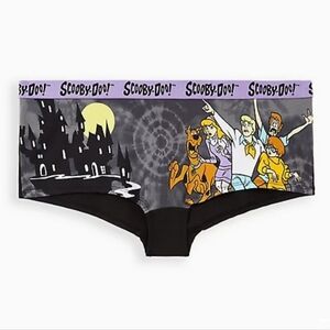 🆕️ 2X SCOOBY-DOO COTTON MID-RISE BOYSHORT PANTY